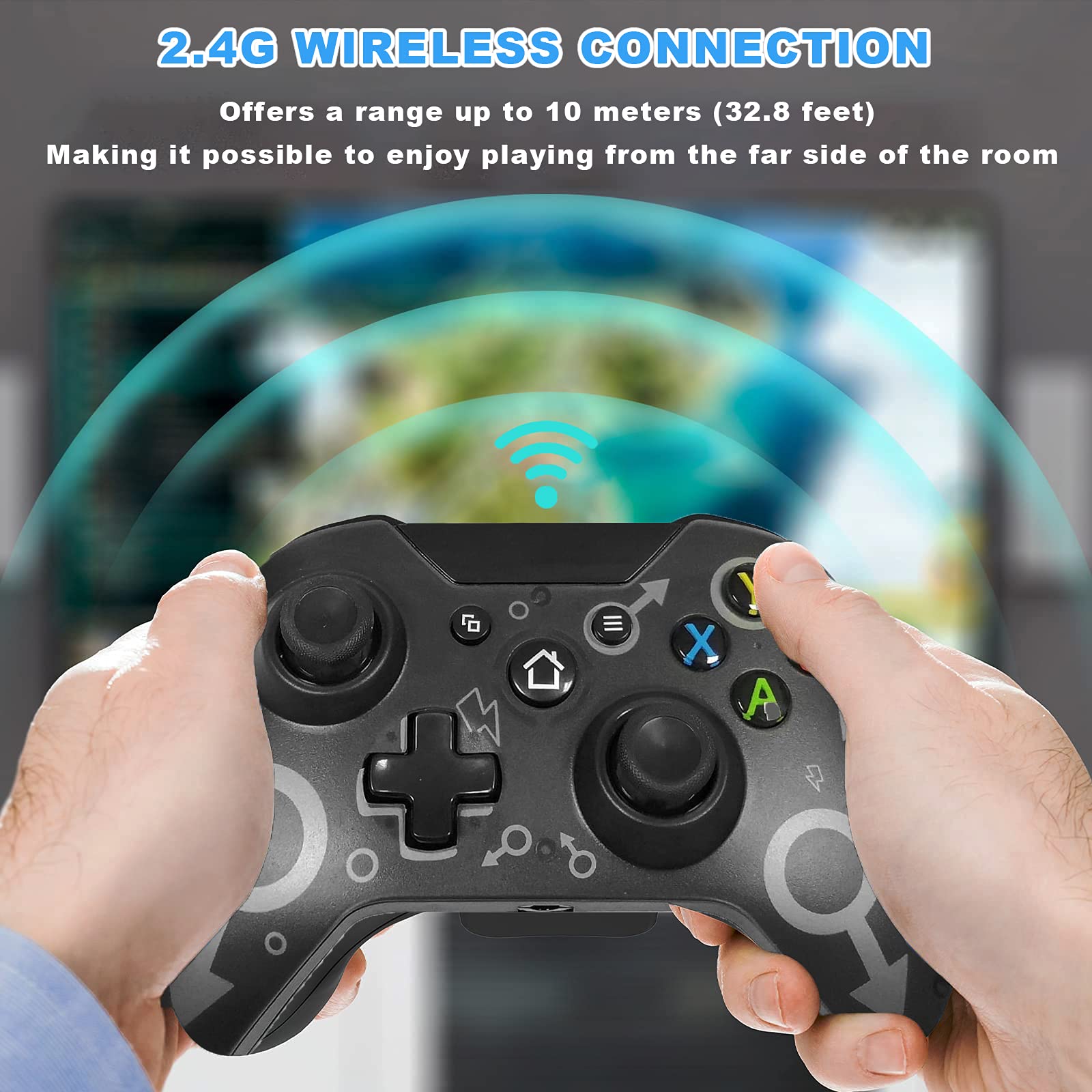 Amazon.co.jp: ワイヤレス コントローラー PC ゲームパッド 2.4GHZ